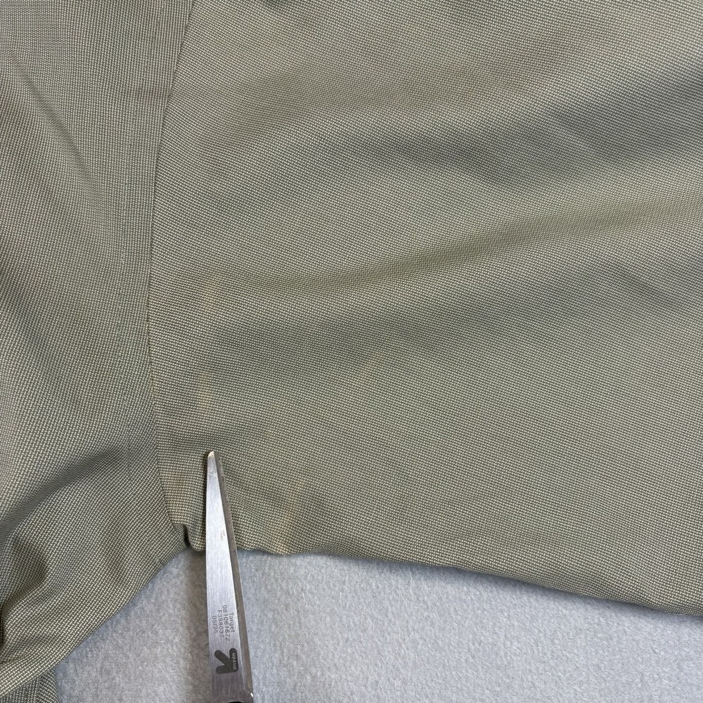 Jos A Bank Traveler Dress Shirt Mens 15.5 33 Green 100% Cotton Button Front - Picture 8 of 8